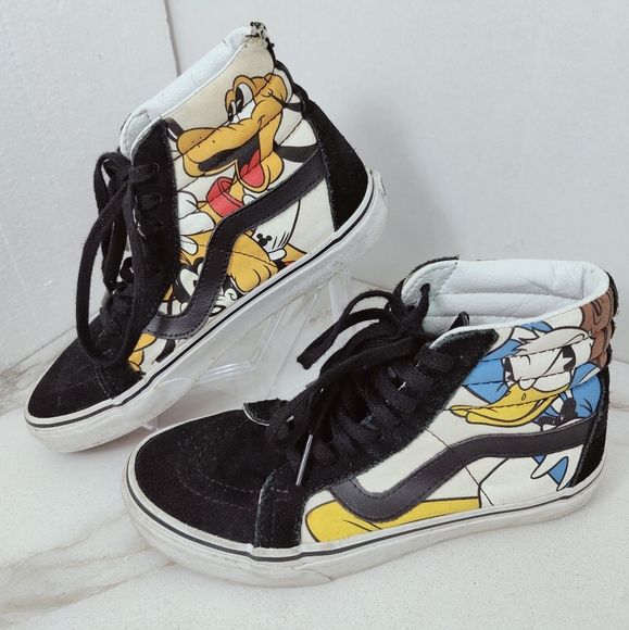 Vans X Disney Unisex Mickey & Friends Sk8-Hi Reissue Sneakers, Sz 5.5(M) 7(W) - Picture 2 of 11
